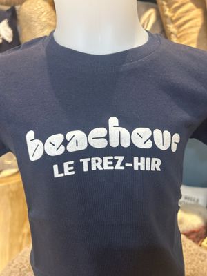 T-SHIRT ENFANT "BEACHEUR LE TREZ-HIR"