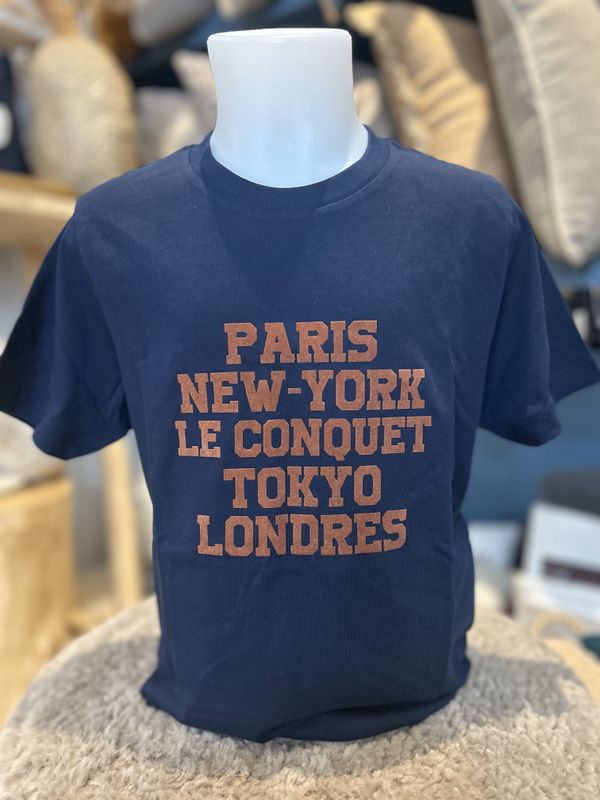 T-SHIRT &quot;PARIS NY LC&quot;