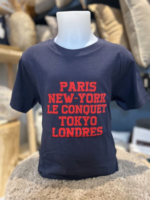 T-SHIRT &quot;PARIS NY LC&quot;