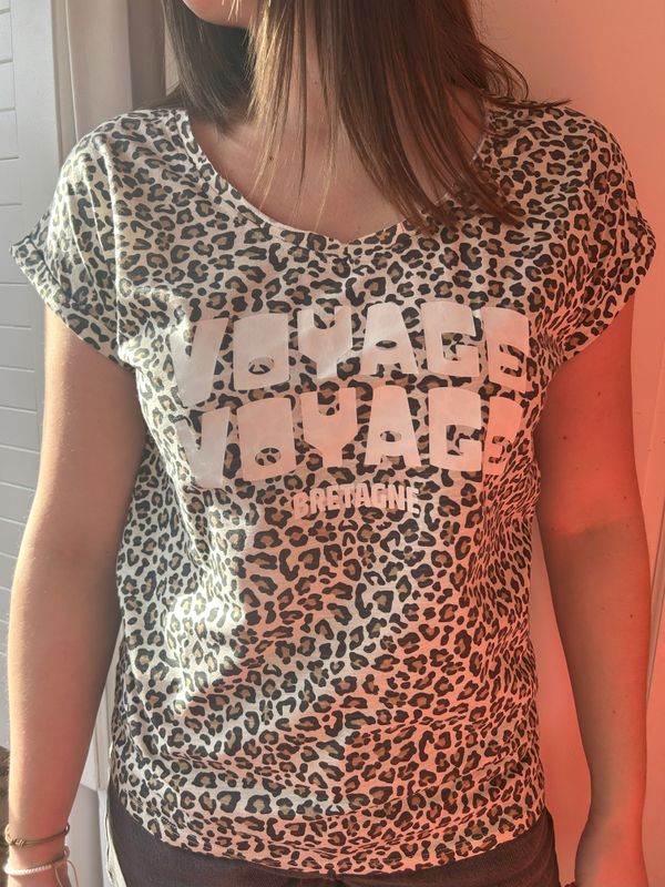 T-SHIRT TAL LEO &quot;VOYAGE VOYAGE BRETAGNE&quot;