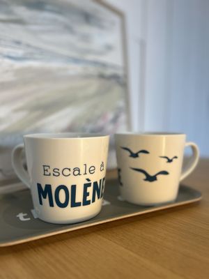MUG DEJEUNER &quot;ESCALE A MOLENE&quot;