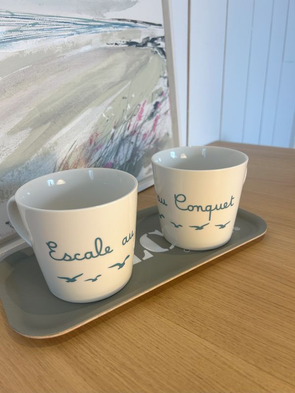 MUG DEJEUNER &quot;ESCALE AU CONQUET&quot;