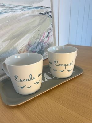MUG DEJEUNER &quot;ESCALE AU CONQUET&quot;