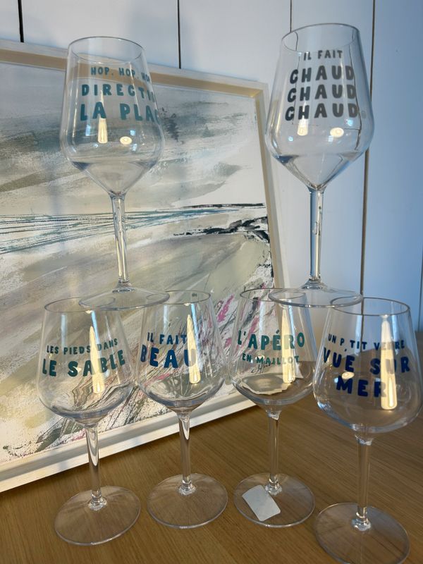 VERRES A VIN X6 PERSONNALISES