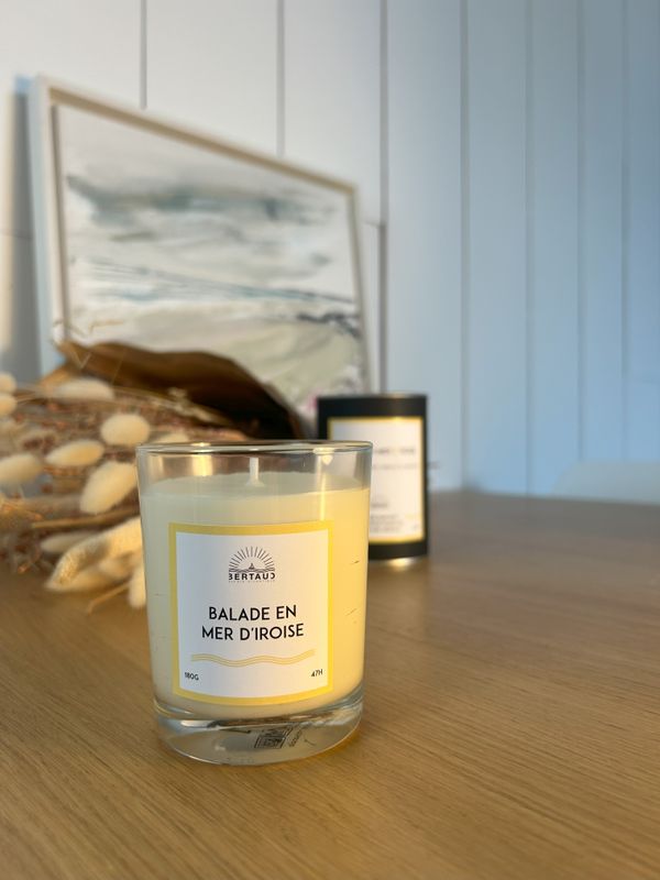 BOUGIE &quot;BALADE EN MER D&#39;IROISE&quot;