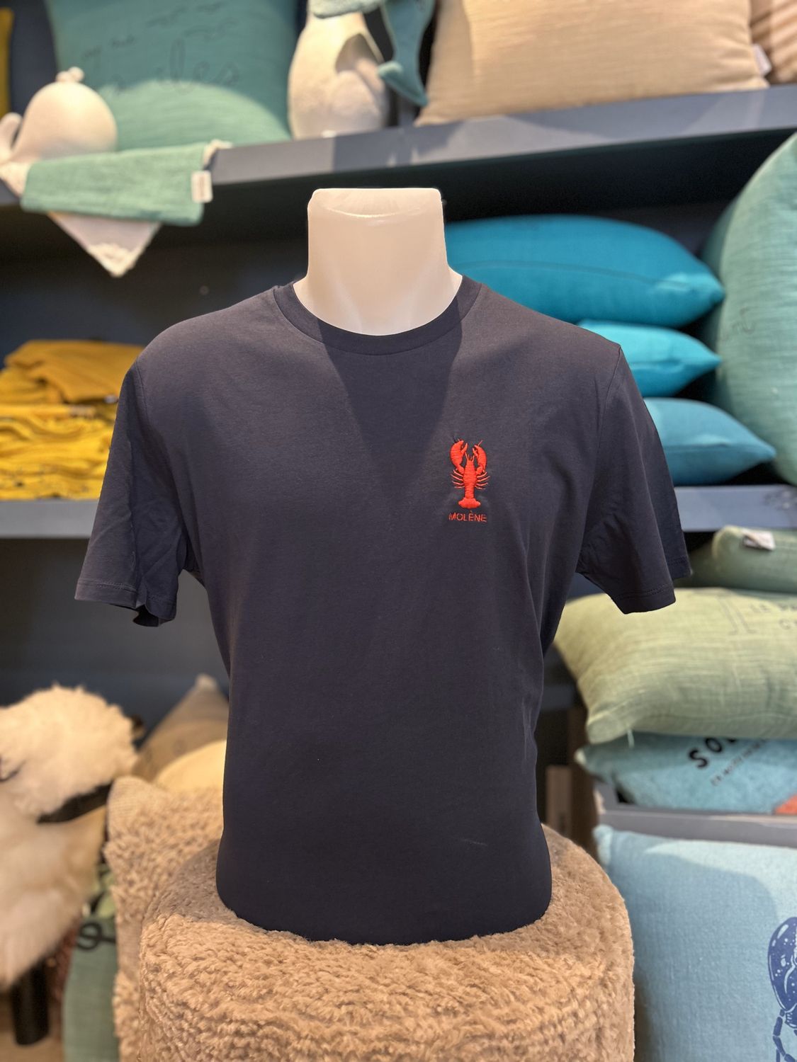 T-SHIRT TOM MARINE &quot;HOMARD MOLENE&quot;