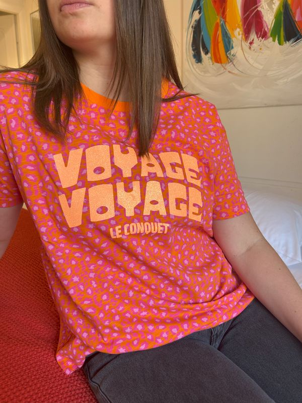 T-SHIRT TIFEN &quot;VOYAGE VOYAGE LE CONQUET&quot;