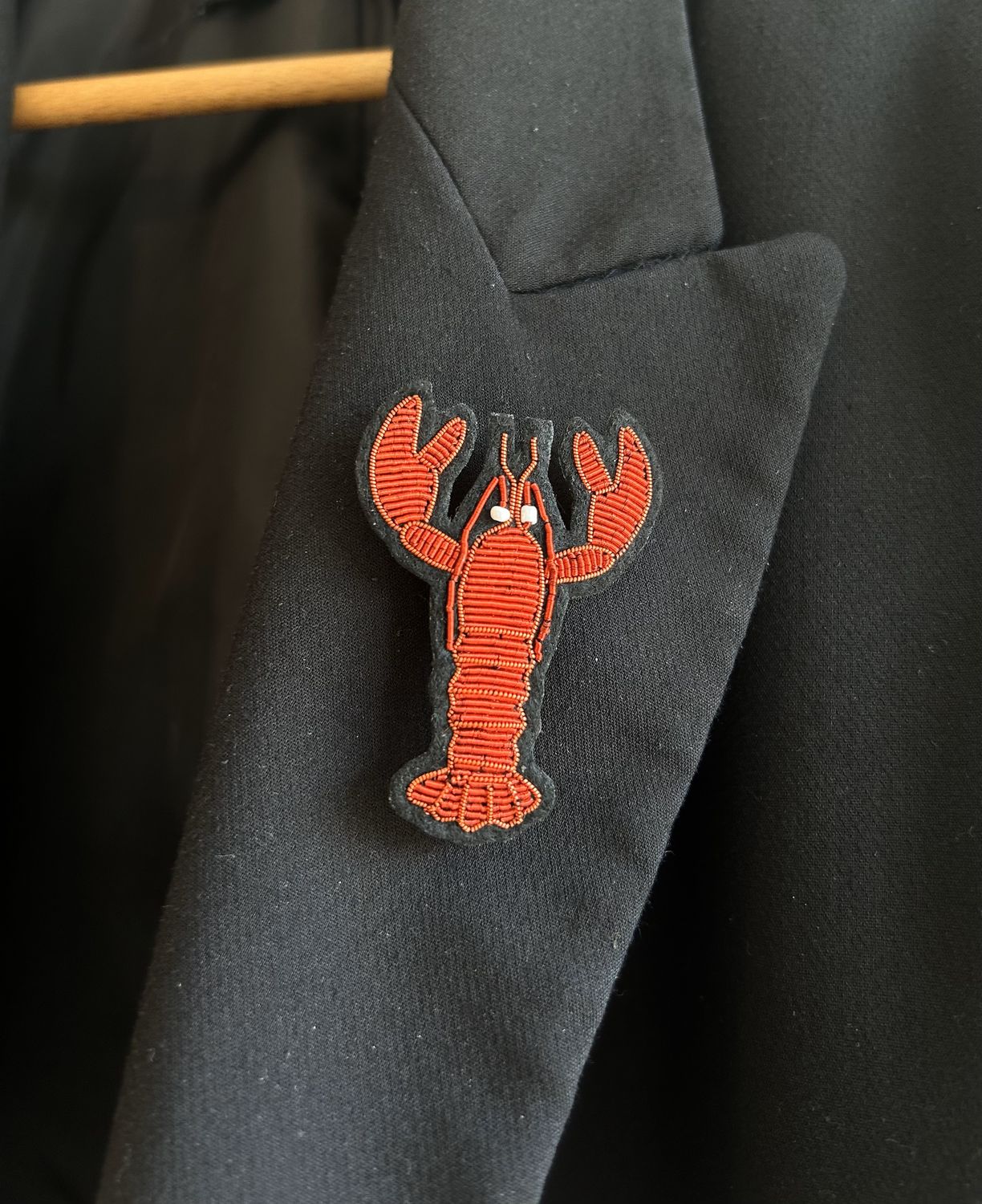 BROCHE HOMARD ORANGE