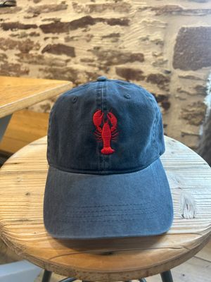 CASQUETTE COTON DELAVEE MARINE&quot;HOMARD&quot;