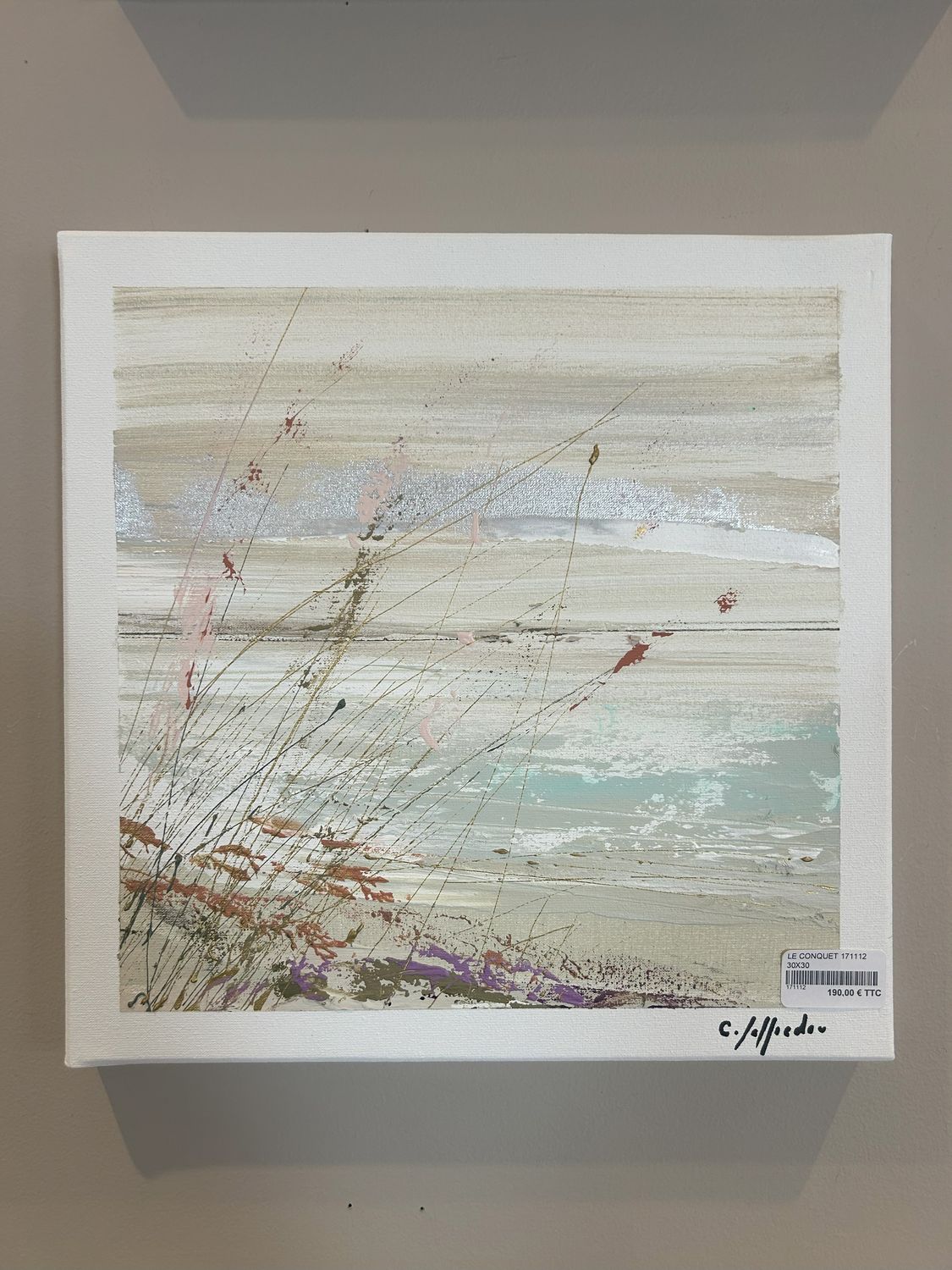 TABLEAU &quot;LE CONQUET&quot; 30X30- 171112