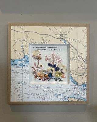 TABLEAU &quot;RIVIERE DE L&#39;ODET - BENODET&quot; N°341