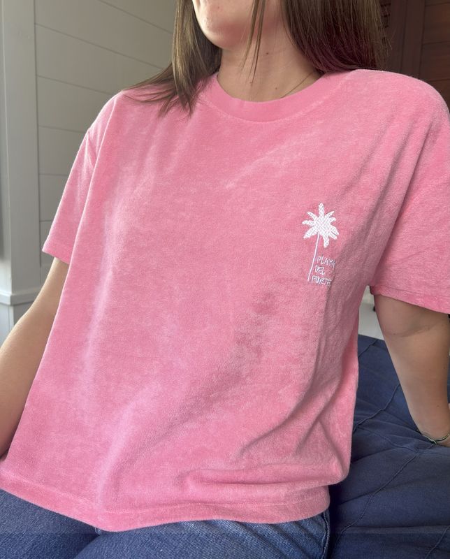 T-SHIRT EPONGE TESSA &quot;PLAYA DEL PORTEZ&quot;