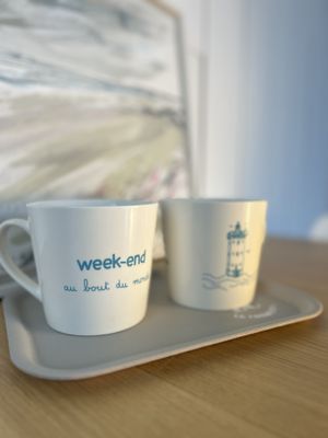 MUG DEJEUNER &quot;WEEK-END AU BOUT DU MONDE&quot;