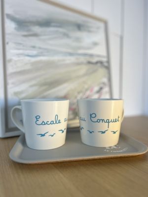 MUG DEJEUNER &quot;ESCALE AU CONQUET&quot;