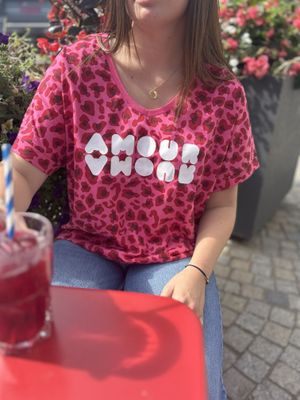 T-SHIRT TARA &quot;AMOUR&quot;