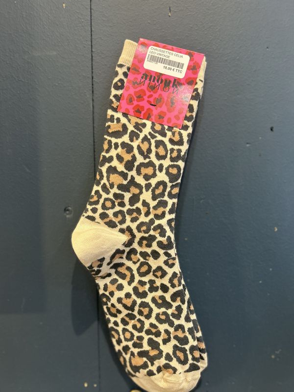 CHAUSSETTES CELIA &quot;LEO VINTAGE&quot;