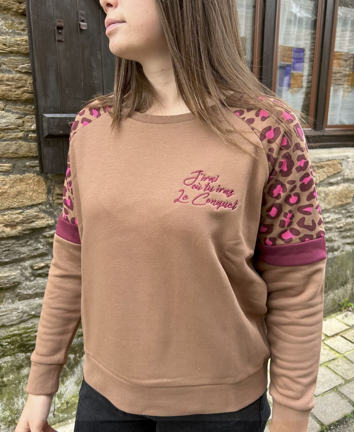 SWEAT SUNSHINE &quot;J&#39;IRAI OU TU IRAS LE CONQUET&quot;