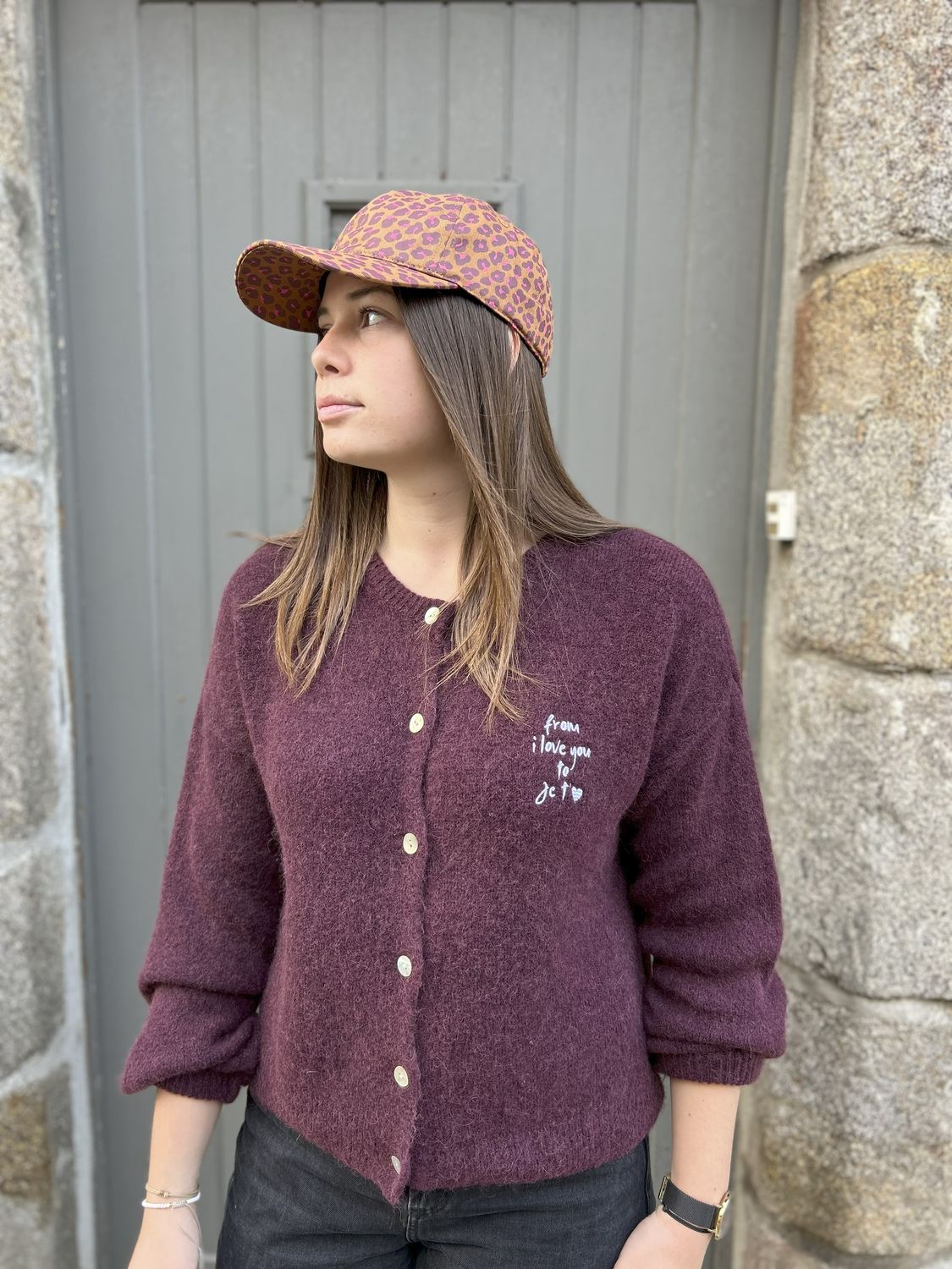 MAILLE GAELLE PRUNE &quot;FROM I LOVE YOU&quot;