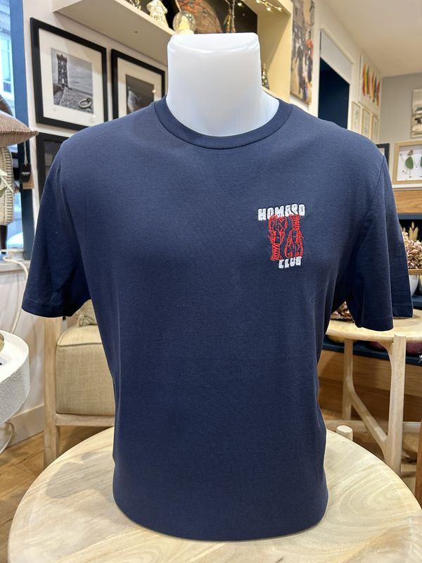 T-SHIRT MARINE "HOMARD CLUB" T-SHIRT MARINE "HOMARD CLUB"