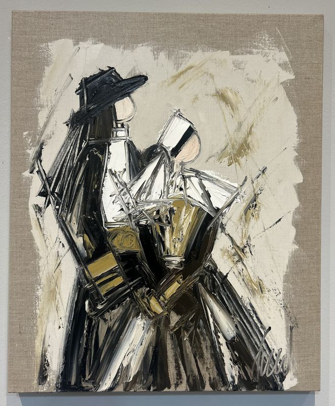 "COUPLE BRETON" 54-76 61X50 "COUPLE BRETON" 54-76 61X50