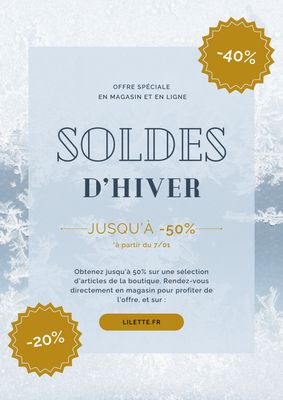 SOLDES D'HIVER
