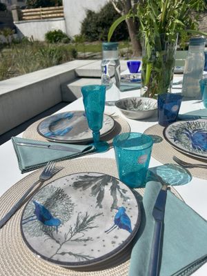 ASSIETTE DE TABLE MAQUEREAU MELAMINE