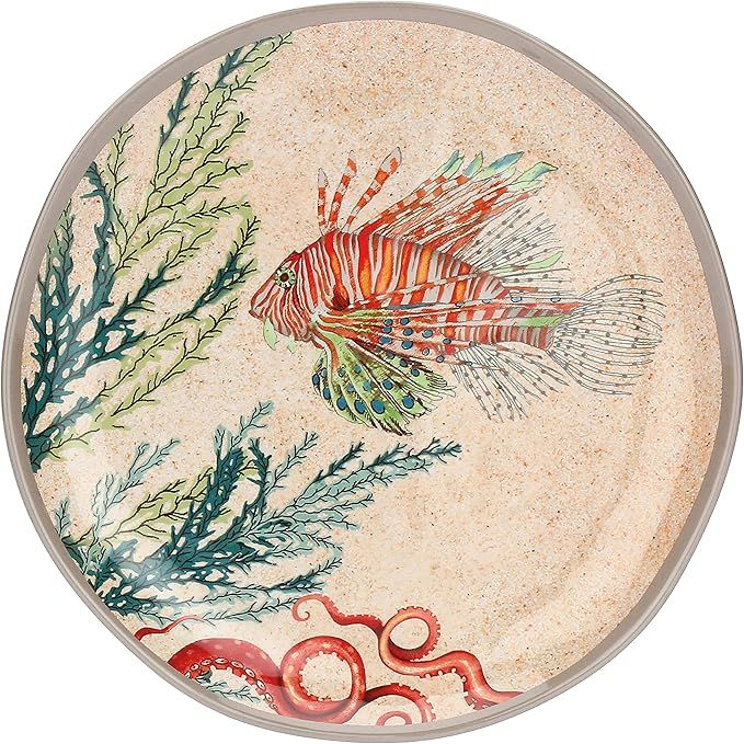 ASSIETTE À DESSERT 21CM - FONDS MARINS