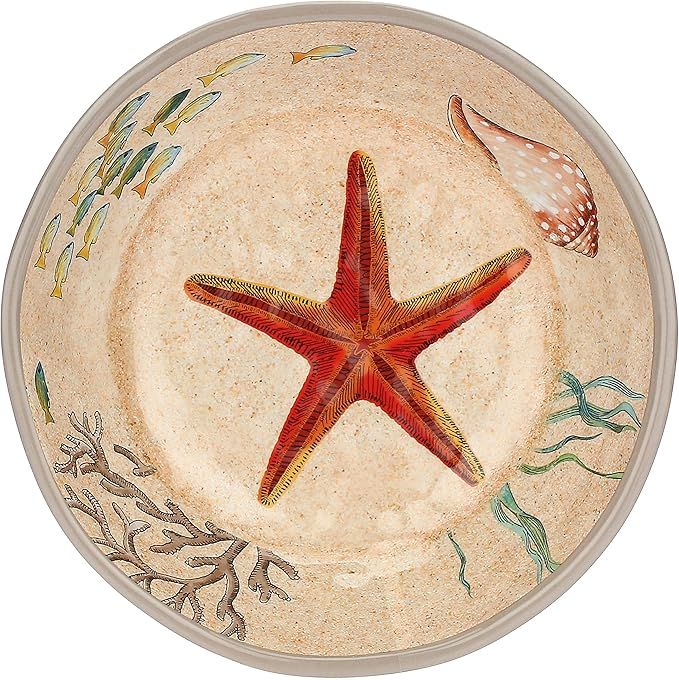 ASSIETTE CREUSE 19,5 CM - FONDS MARINS