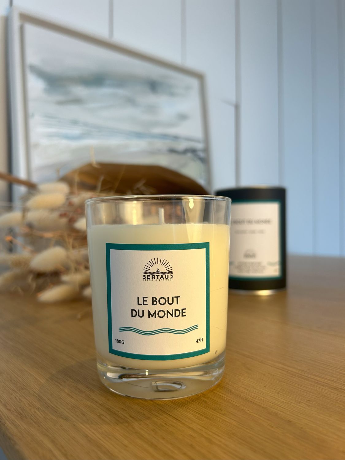 BOUGIE PERSONNALISÉE "LE BOUT DU MONDE"