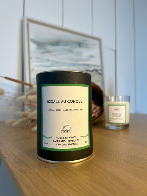 BOUGIE PERSONNALISÉE "ESCALE AU CONQUET"