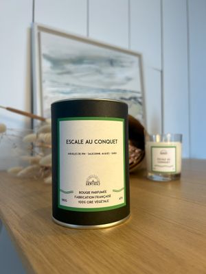 BOUGIE PERSONNALISÉE "ESCALE AU CONQUET"