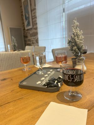 VERRES À PIED X6 PERSONNALISÉS "PLAGES DU CONQUET"