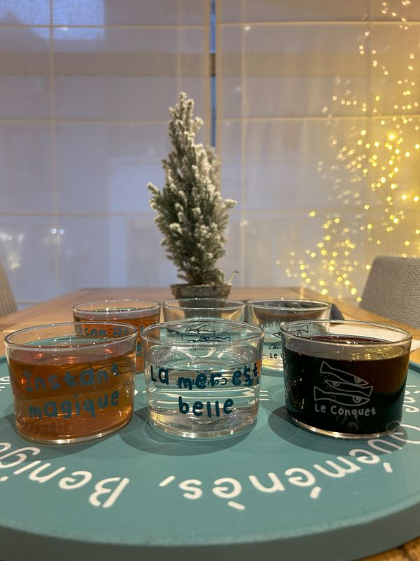 VERRES / VERRINES X6 "LE CONQUET" VERRES / VERRINES X6 "LE CONQUET"