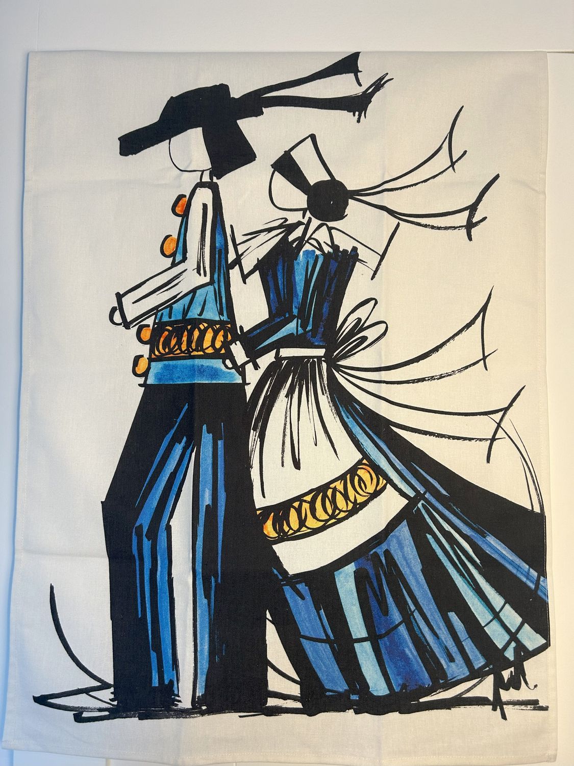 TORCHON "NOCE BRETONNE BLEU" - FRED