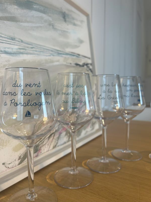VERRES A VIN EN PLASTIQUE X6 PERSONNALISÉS