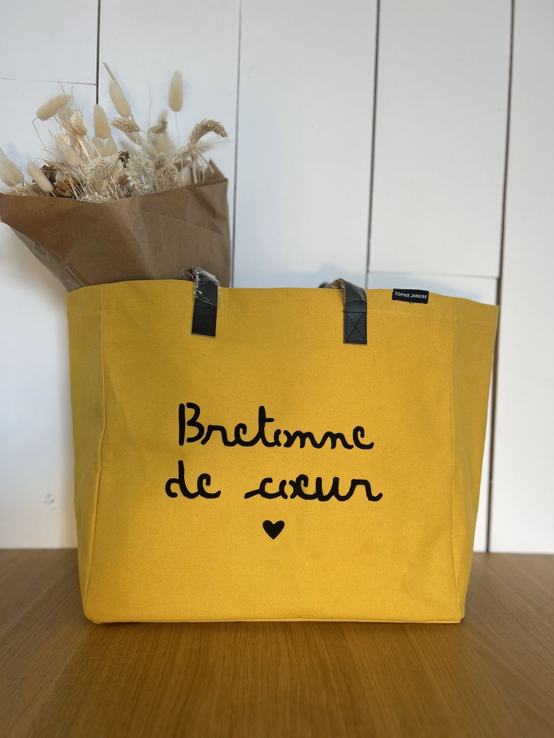 SAC PERSONNALISÉ "BRETONNE DE COEUR"