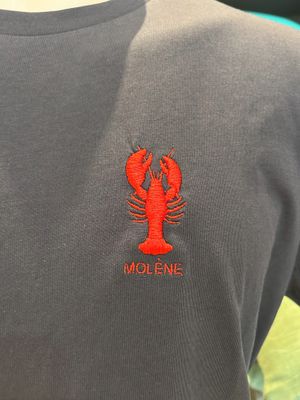 T-SHIRT MARINE "HOMARD MOLÈNE"