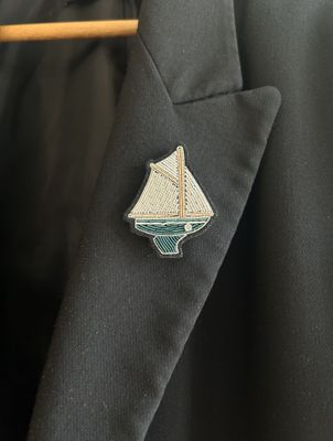 BROCHE VOILIER SAINT GERMAIN