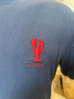 T-SHIRT MARINE "HOMARD LE CONQUET"