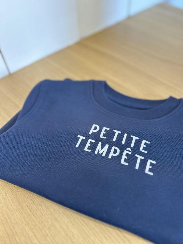 SWEAT ENFANT "PETITE TEMPÊTE"