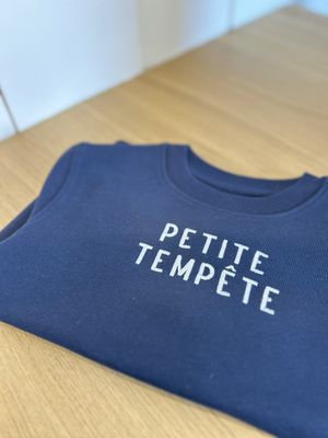 SWEAT ENFANT "PETITE TEMPÊTE"
