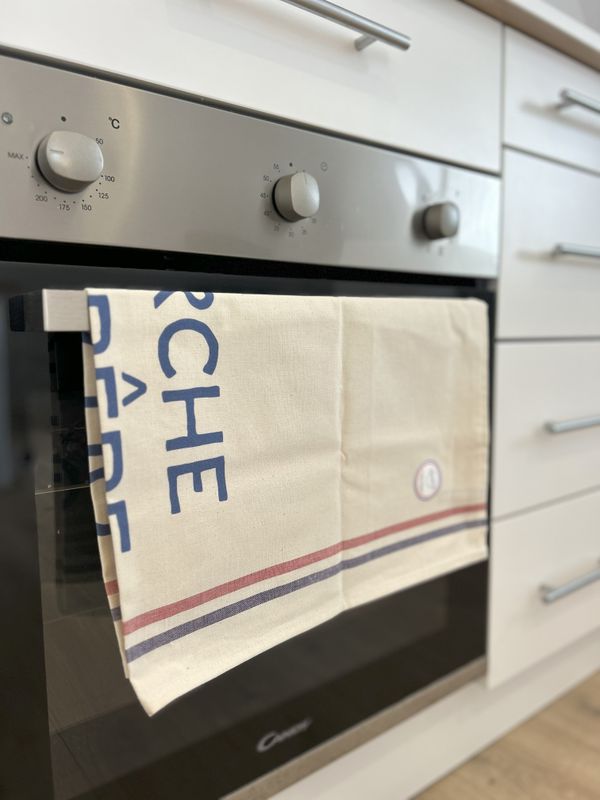 TORCHON "MARCHE OU CRÊPE"