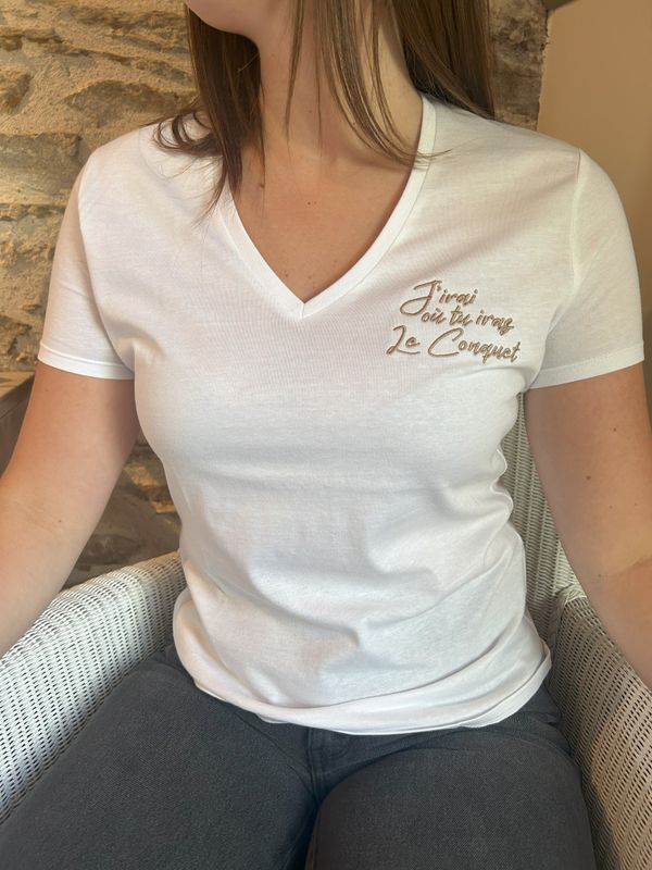 T-SHIRT FEMME "J'IRAI OU TU IRAS LC"
