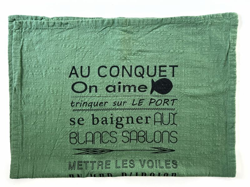TORCHON "AU CONQUET ON AIME"