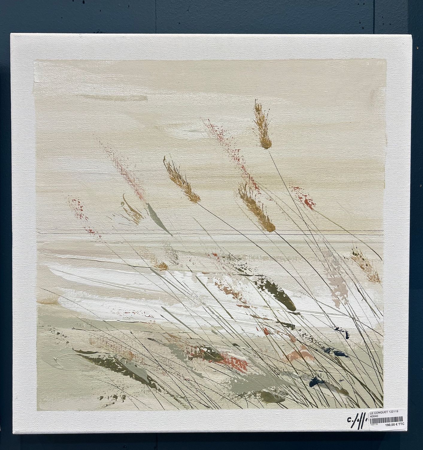 TABLEAU "LE CONQUET" 40X40 TABLEAU "LE CONQUET" 40X40