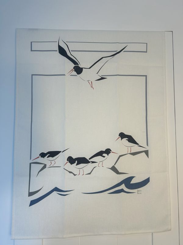 TORCHON "HUÎTRIER DE PIE"