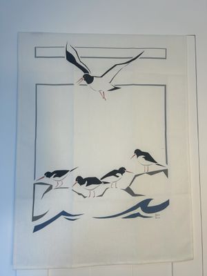 TORCHON "HUÎTRIER DE PIE"