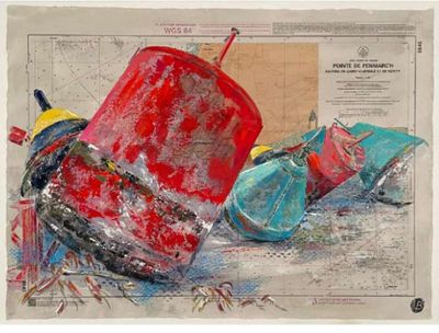 TORCHON "BALISES POINTE DE PENMARC'H" - BRIGITTE UGUEN