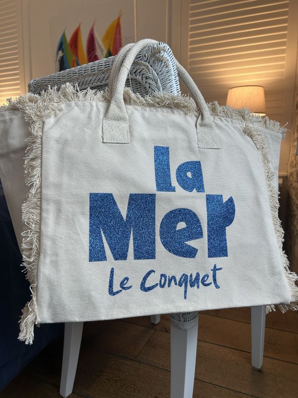 SAC PERSONNALISÉ "LA MER LE CONQUET"