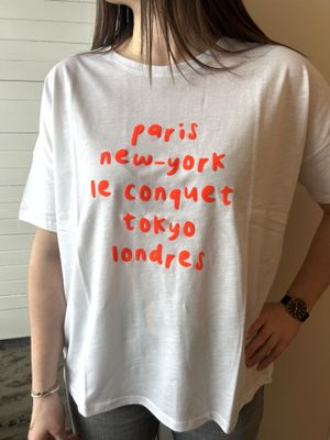 T-SHIRT FEMME "PARIS NY LE CONQUET"